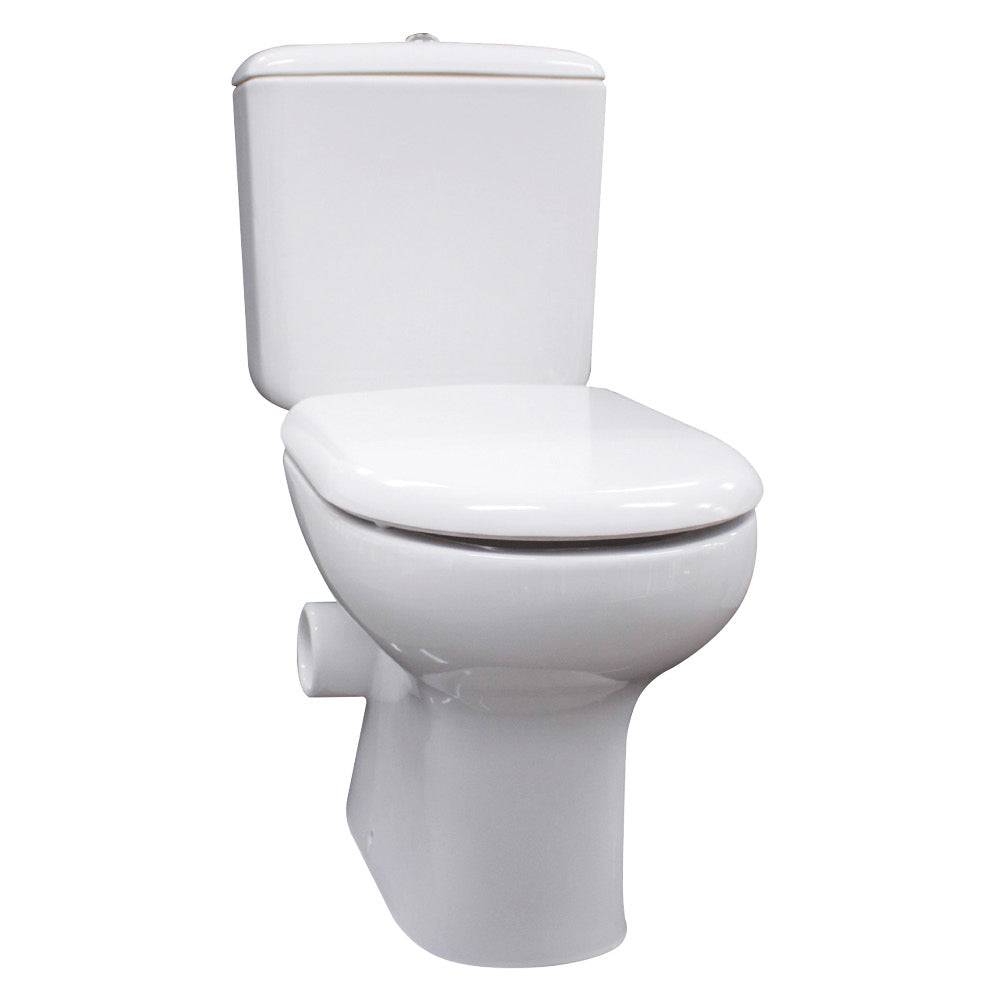 Fienza RAK LIWA Close-Coupled Toilet Suite Left Skew Trap White - Sydney Home Centre