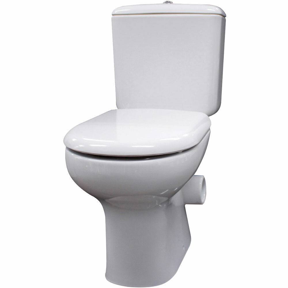 Fienza RAK LIWA Close-Coupled Toilet Suite Right Skew Trap White - Sydney Home Centre