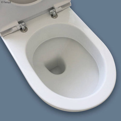 Fienza RAK Moon Back - To - Wall Toilet Suite P Trap White - Sydney Home Centre