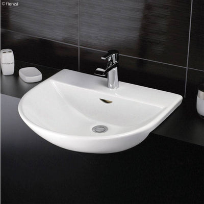 Fienza RAK Reserva Semi - Recessed Basin White - Sydney Home Centre