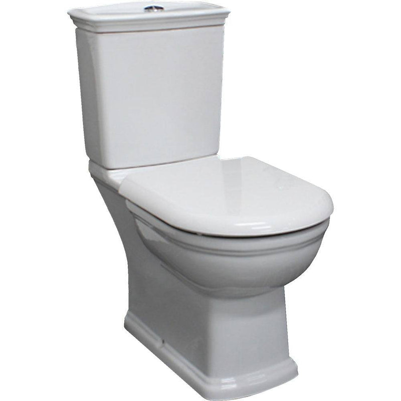 Fienza RAK Washington Close-Coupled Toilet Suite P Trap White - Sydney Home Centre