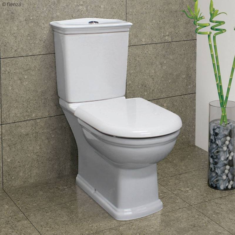 Fienza RAK Washington Close-Coupled Toilet Suite S Trap 240mm White - Sydney Home Centre