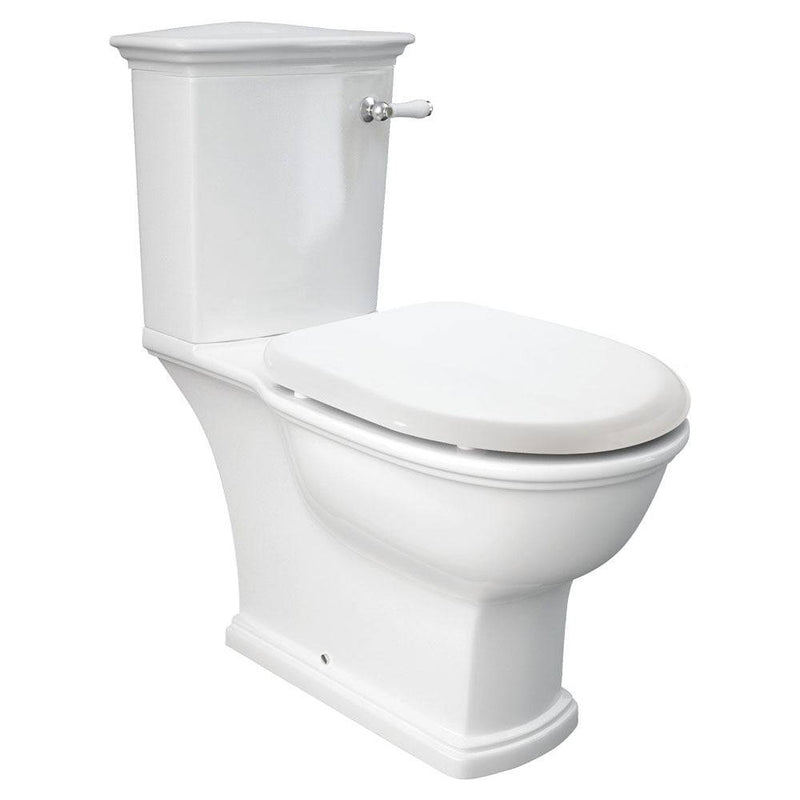 Fienza RAK Washington Front Lever Close-Coupled Toilet Suite P Trap Alpine White - Sydney Home Centre