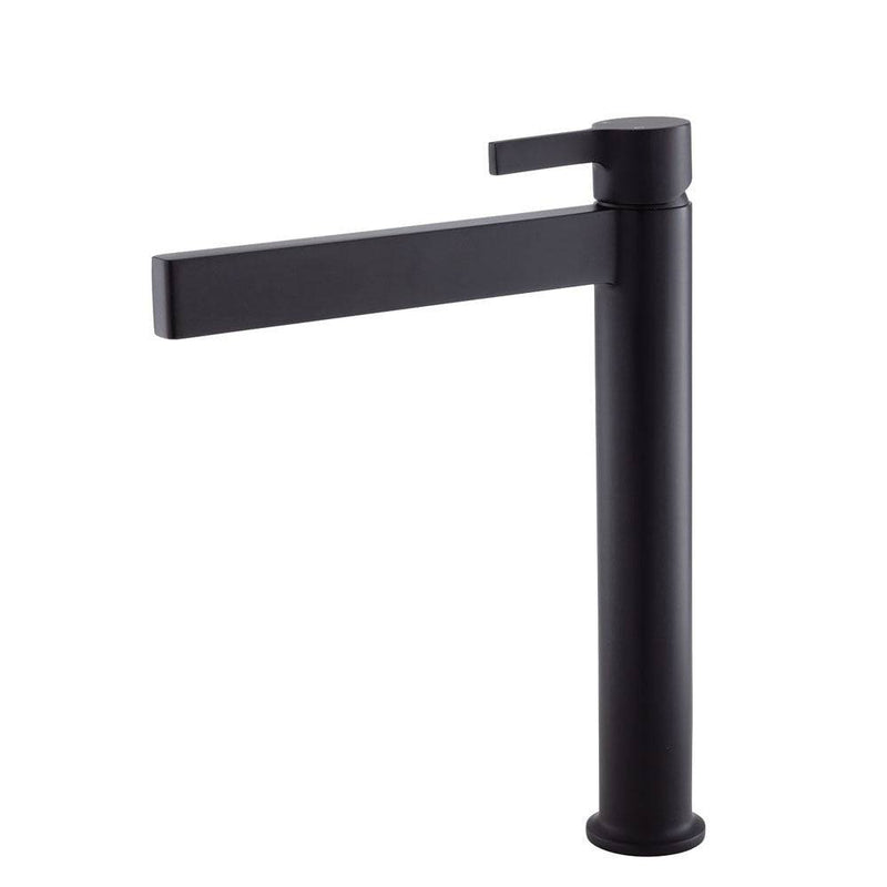 Fienza Sansa Tall Basin Mixer Matte Black - Sydney Home Centre