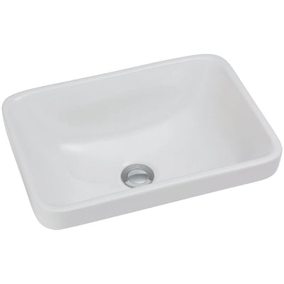 Fienza Sarah Semi - Inset Basin White - Sydney Home Centre