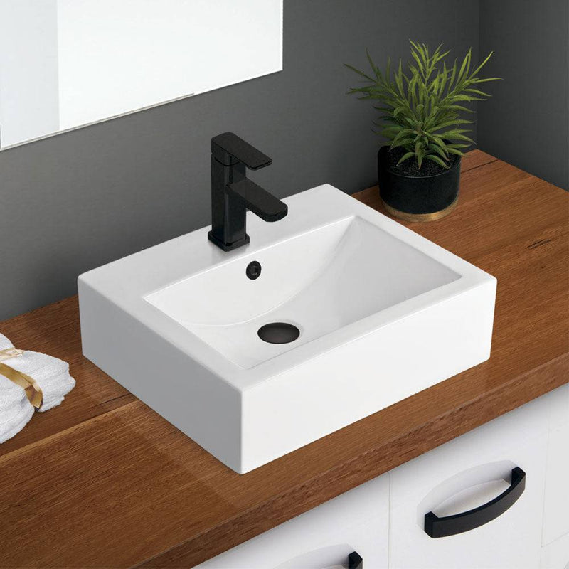 Fienza Willow Above Counter Basin White - Sydney Home Centre