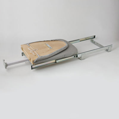 Heuger Fold-Out Hide-Away Ironing Board 800mm Grey - Sydney Home Centre