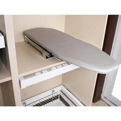 Heuger Fold-Out Hide-Away Ironing Board 800mm Grey - Sydney Home Centre