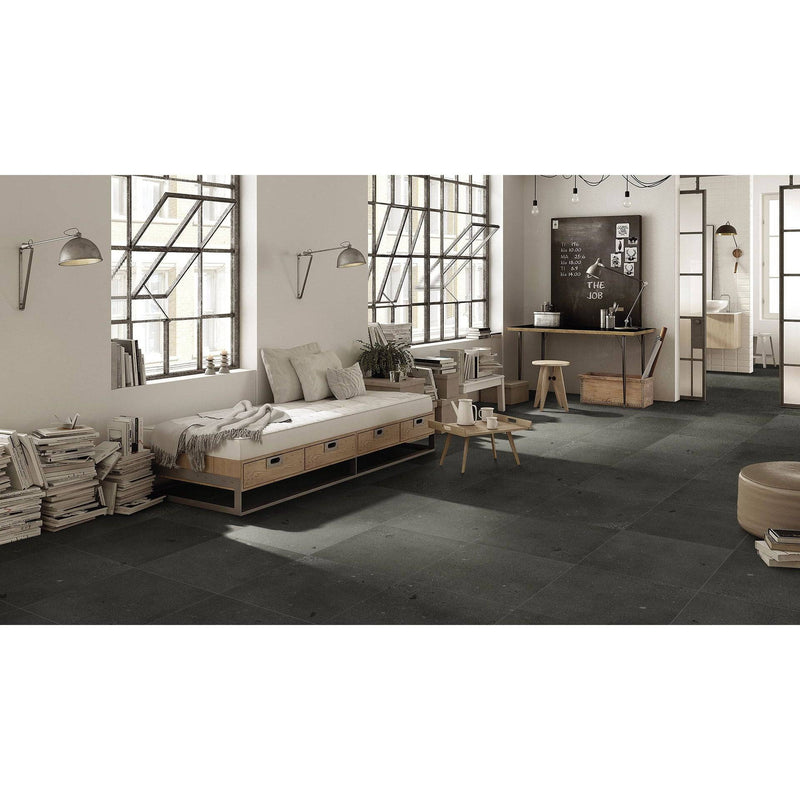 Fuze Charcoal 600x600 Lappato - Sydney Home Centre