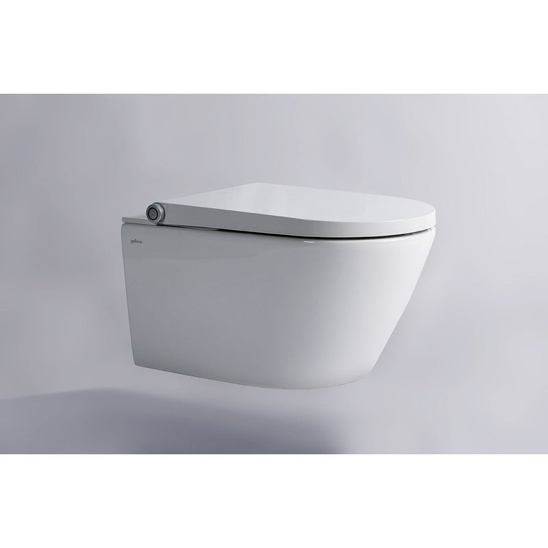 Gallaria AltaComfort+ Wall Hung Toilet Pan With Intelligent Bidet Seat White - Sydney Home Centre