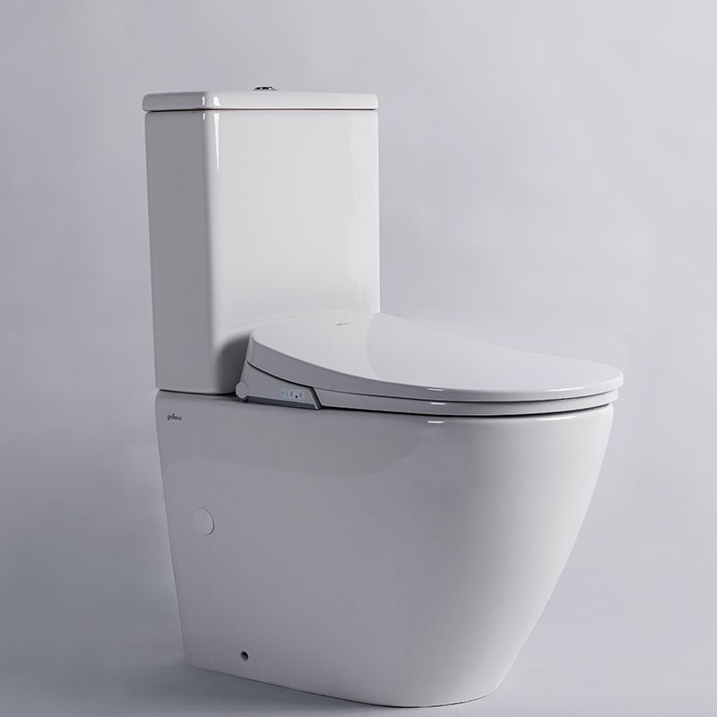 Gallaria DanzaComfort+ Back To Wall Toilet Suite With Intelligent Bidet Seat White - Sydney Home Centre