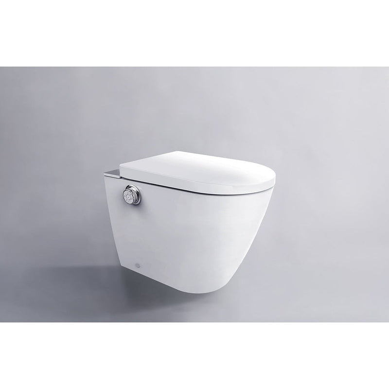 Gallaria EvoComfort+ Wall Faced Toilet Pan With Intelligent Bidet Seat White - Sydney Home Centre