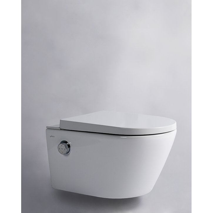 Gallaria EvoComfort+ Wall Hung Toilet Pan With Intelligent Bidet Seat White - Sydney Home Centre