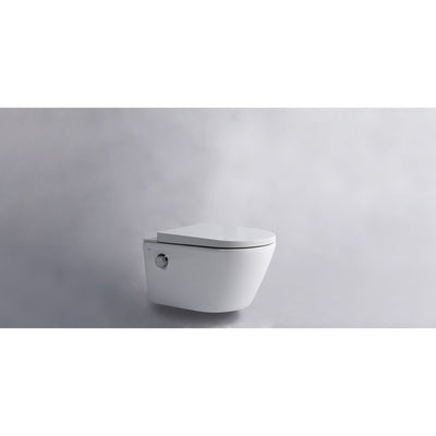 Gallaria EvoComfort+ Wall Hung Toilet Pan With Intelligent Bidet Seat White - Sydney Home Centre