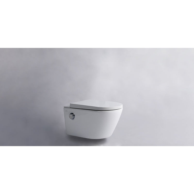 Gallaria EvoComfort+ Wall Hung Toilet Pan With Intelligent Bidet Seat White - Sydney Home Centre