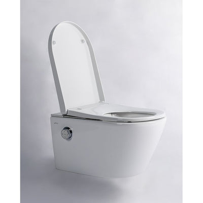 Gallaria EvoComfort+ Wall Hung Toilet Pan With Intelligent Bidet Seat White - Sydney Home Centre