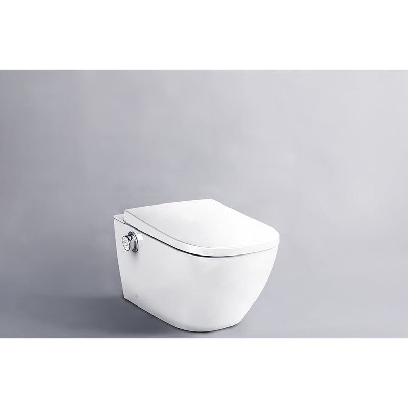 Gallaria LenzaComfort+ Wall Faced Toilet Pan With Intelligent Bidet Seat White - Sydney Home Centre