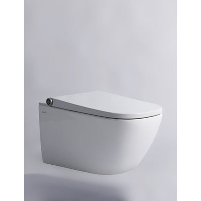 Gallaria OmniComfort+ Wall Hung Toilet Pan With Intelligent Bidet Seat White - Sydney Home Centre