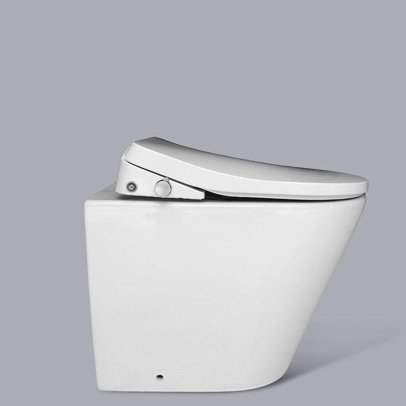 Gallaria TropicalPulse+ Wall Faced Toilet Pan With Side Inlet & Intelligent Bidet Seat White - Sydney Home Centre