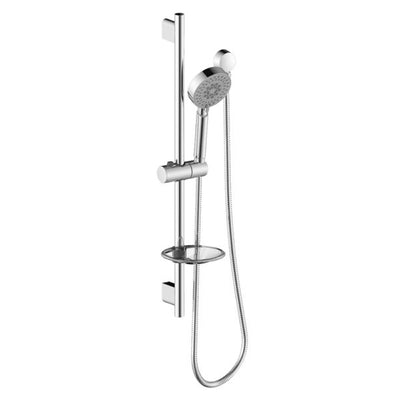 Gareth Ashton ABS Round Rail Shower 5 Function Chrome - Sydney Home Centre