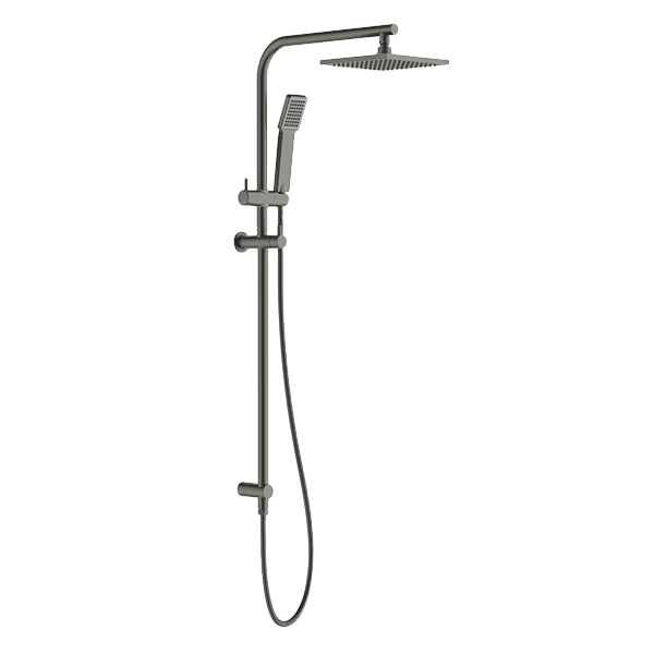 Gareth Ashton Arch Rain & Hand Shower Ensemble Gun Metal - Sydney Home Centre