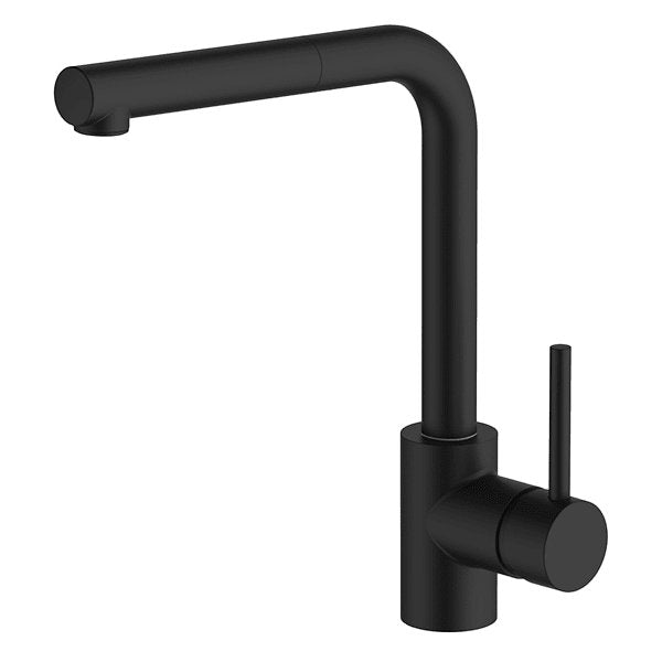 Gareth Ashton Lucia Side Lever Mixer With Pull Out Matte Black - Sydney Home Centre