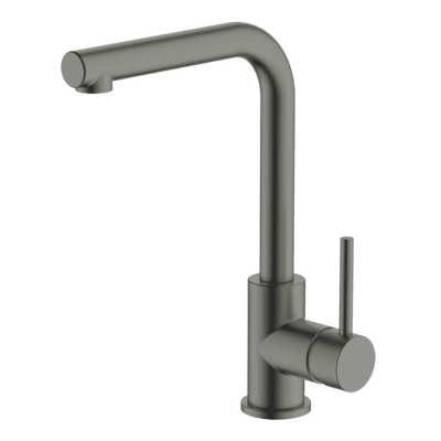 Gareth Ashton Lucia Side Lever Sink Mixer Gun Metal - Sydney Home Centre