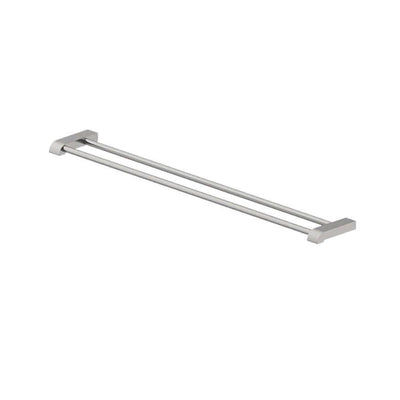 Gareth Ashton Park Avenue 760mm Adjustable Double Towel Rail Brushed Nickel - Sydney Home Centre