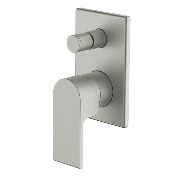 Gareth Ashton Park Avenue Complete Shower / Bath Diverter Mixer For 70mm Wall Cavity Brushed Nickel - Sydney Home Centre