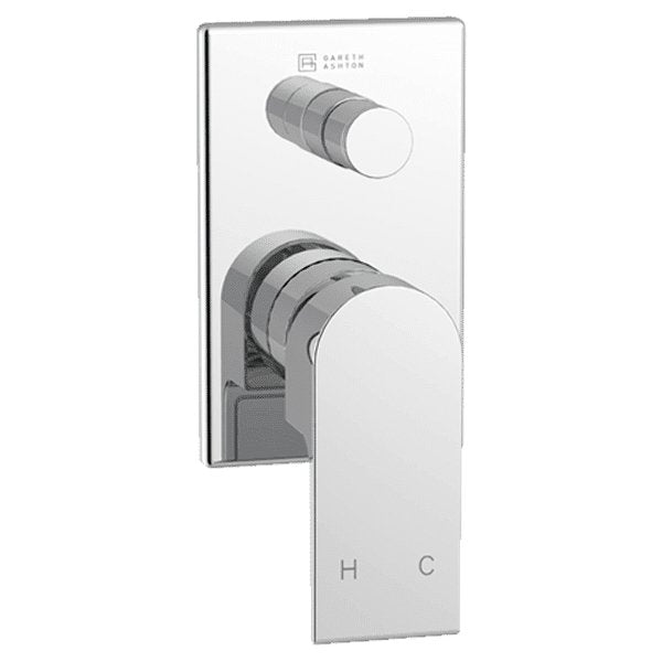 Gareth Ashton Park Avenue Complete Shower / Bath Diverter Mixer For 70mm Wall Cavity Chrome - Sydney Home Centre