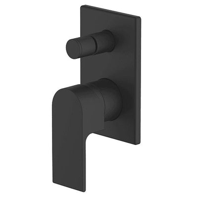 Gareth Ashton Park Avenue Complete Shower / Bath Diverter Mixer For 70mm Wall Cavity Matte Black - Sydney Home Centre