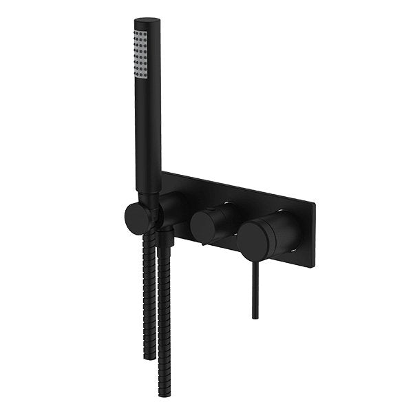 Gareth Ashton Poco 3 Hole Bath / Shower Mixer Set Matte Black - Sydney Home Centre