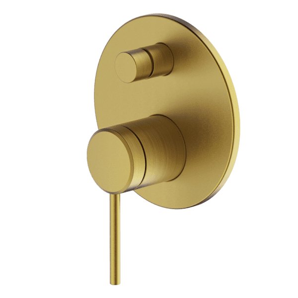 Gareth Ashton Poco Diverter Mixer Brushed Brass - Sydney Home Centre