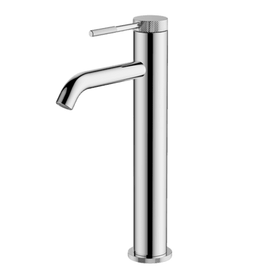 Gareth Ashton Poco Knurled High Basin Mixer Chrome - Sydney Home Centre