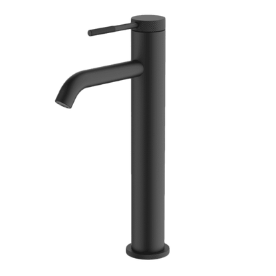 Gareth Ashton Poco Knurled High Basin Mixer Matte Black - Sydney Home Centre