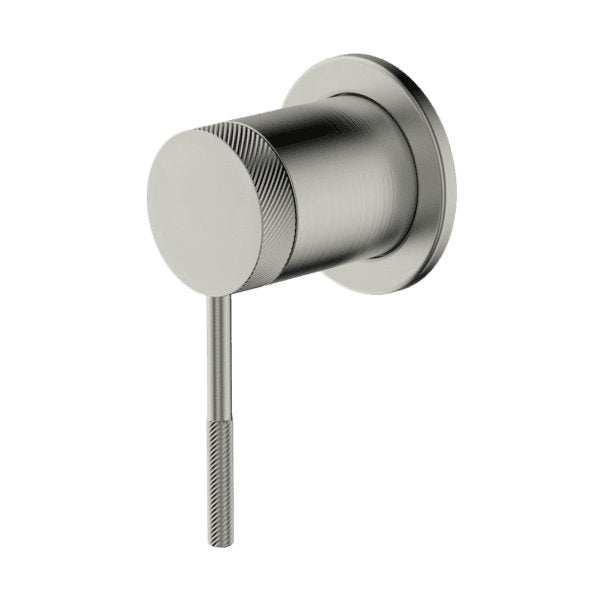 Gareth Ashton Poco Knurled Shower Mixer Brushed Nickel - Sydney Home Centre