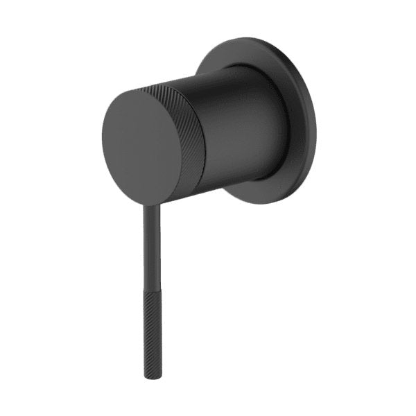 Gareth Ashton Poco Knurled Shower Mixer Matte Black - Sydney Home Centre