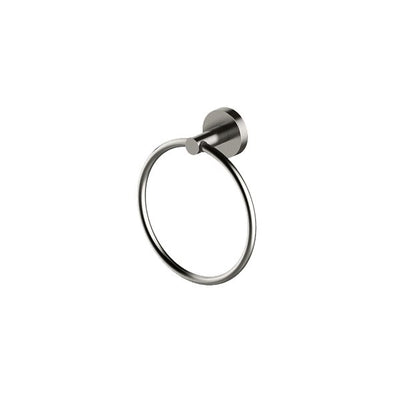 Gareth Ashton Poco Towel Ring Brushed Nickel - Sydney Home Centre