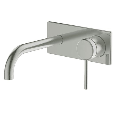 Gareth Ashton Poco Wall Basin / Bath Set 165mm Brushed Nickel - Sydney Home Centre