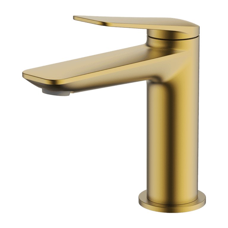 Gareth Ashton Vela Basin Mixer Brushed Brass - Sydney Home Centre