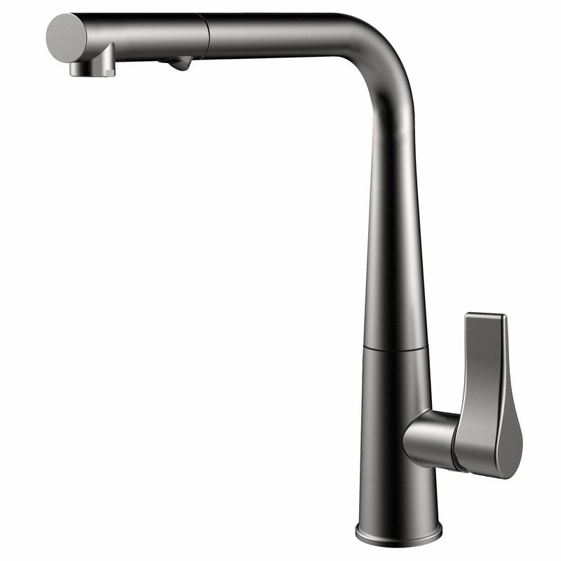 Gessi Emporio Proton Kitchen Mixer With Pull Out Dual Spray Brushed Nickel - Sydney Home Centre