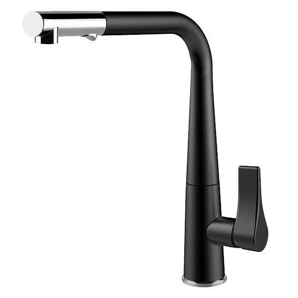 Gessi Emporio Proton Kitchen Mixer With Pull Out Dual Spray Matte Black - Sydney Home Centre