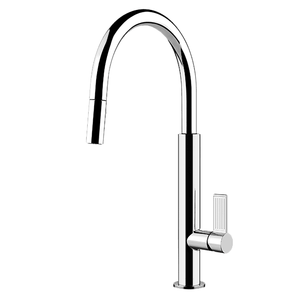 Gessi Emporio Pull Out Dual Function Spray Kitchen Mixer Chrome - Sydney Home Centre
