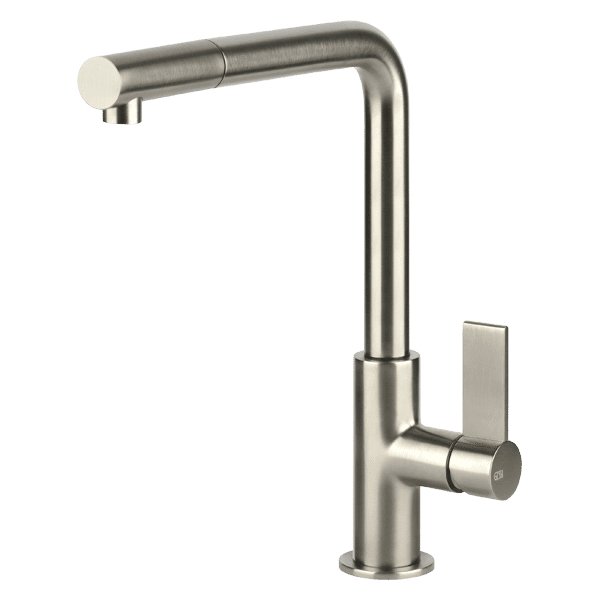 Gessi Emporio Pull Out Kitchen Mixer Brushed Nickel - Sydney Home Centre