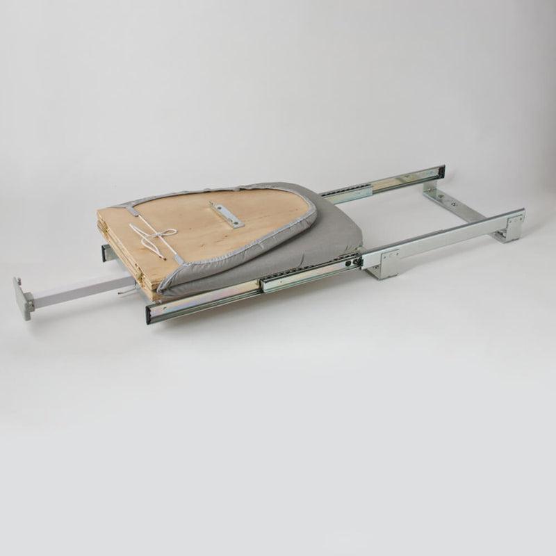 Heuger Fold - Out Hide - Away Ironing Board 800mm Grey - Sydney Home Centre