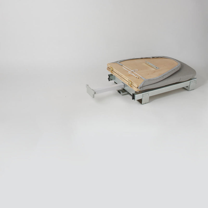 Heuger Fold - Out Hide - Away Ironing Board 800mm Grey - Sydney Home Centre