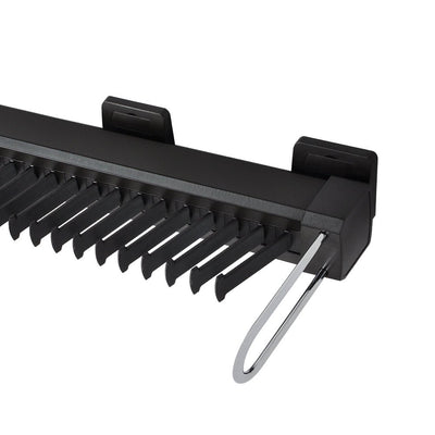 Heuger Slide-Out Side-Mounted Tie Rack Black - Sydney Home Centre