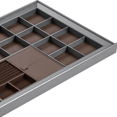 Higold A Series Pull Out Accessories / Jewellery Storage Box Fits 900mm Cabinet Grey & Chocolate - Sydney Home Centre