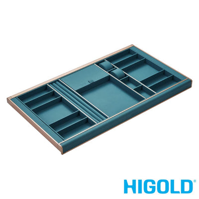 Higold B Series Pull Out Accessories / Jewellery Storage Box Fits 900mm Cabinet Tiffany Teal With Copper - Sydney Home Centre