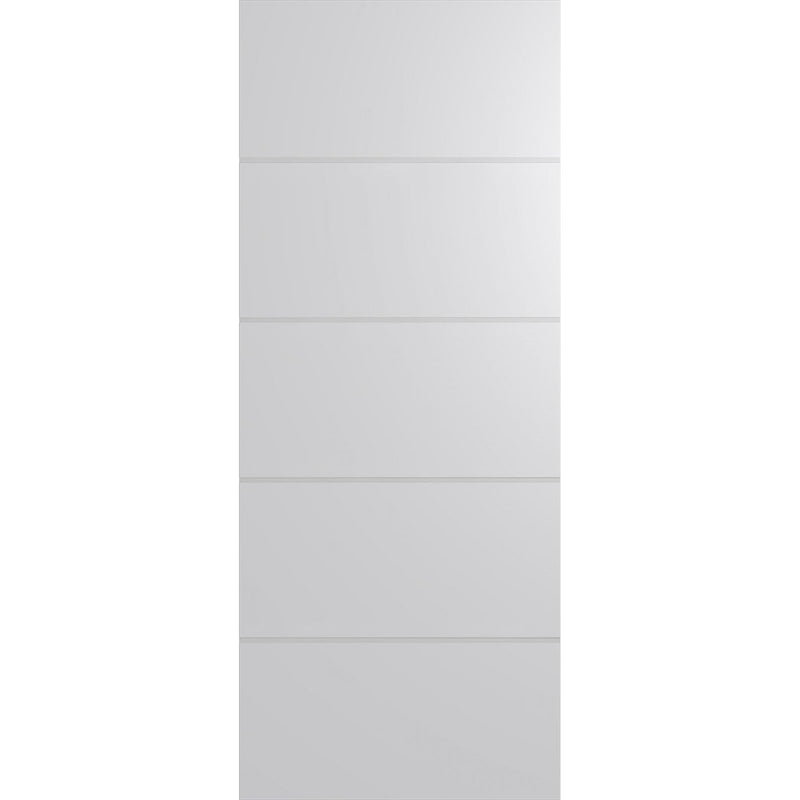 Hume Doors Accent HA4 (2040mm x 520mm x 35mm) Honeycomb Core Primed MDF Unglazed Internal Door - Sydney Home Centre